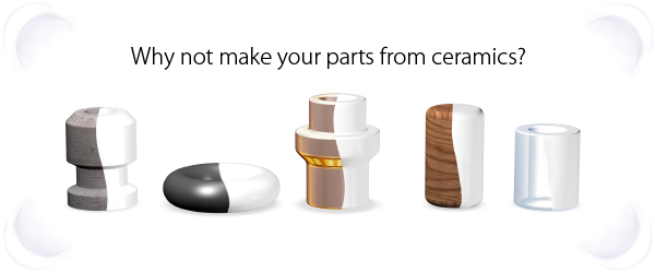 Why not make your parts from ceramics?