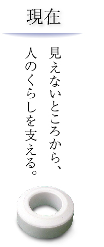 見えないところから、人のくらしを支える。